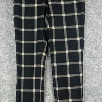 Style & Co Pants Size S Small Black Plaid check Ponte Knit Leggings New With Tag