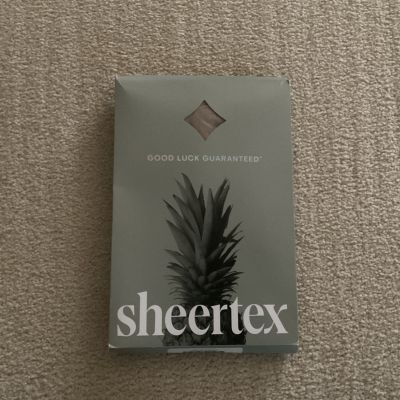 Sheertex Sheer Tights Size Large L, Medium Nude Color, NEW In Package~