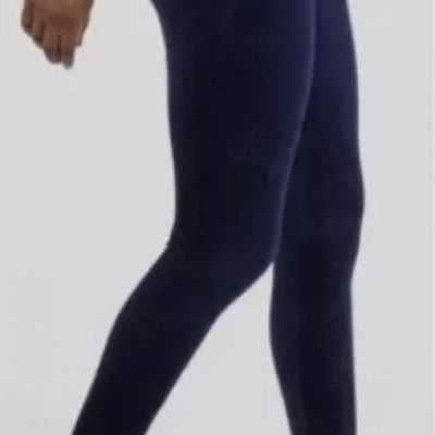 Spanx 2070 Velour Velvet Leggings Classic Navy ( XS )