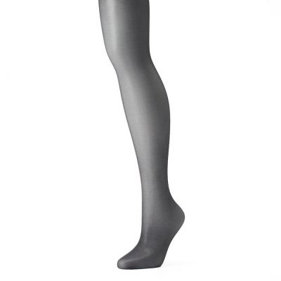 NWT - Women's Apt. 9 Fashion Shine Tights Size Medium Black FREE SHIPPING!