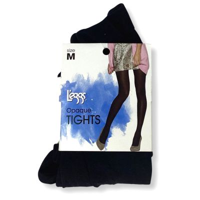 L'eggs Soft Opaque Tights M! Comfy Black Tights 74200032017