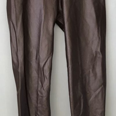 Noli Yoga Liquid Legging Cafe Brown Gloss Size XS Shiny