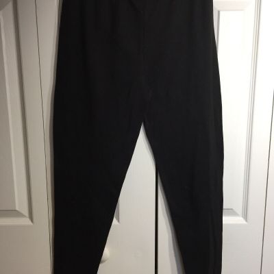 Junior/Women Joy Fashion Black Leggings/Size 1X