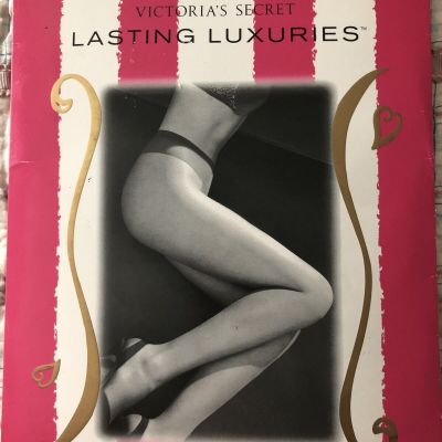 Vintage  VICTORIAS SECRET LASTING LUXURIES  Sheer Pantyhose Small Deep Navy Ble