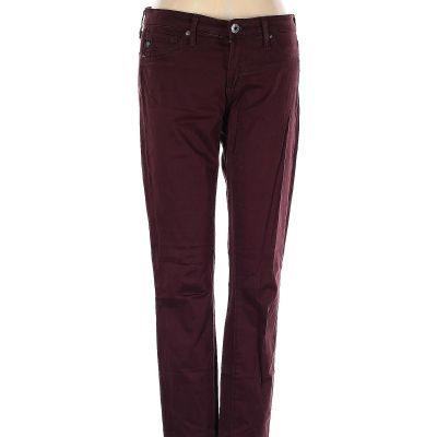 Adriano Goldschmied Women Red Jeggings 25W