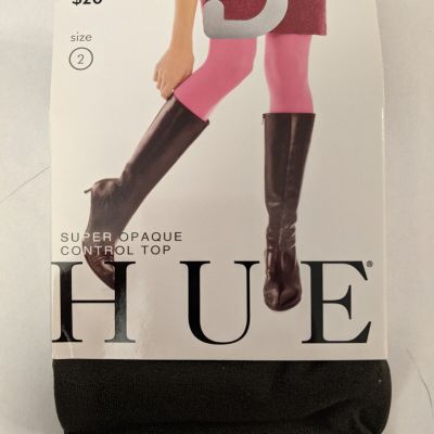 Hue Super Opaque Tights Color-Verbena (Dark Hunter Green) Size 2 (Medium) NWT