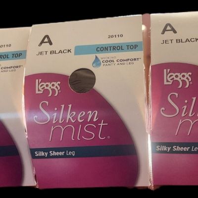 Leggs Silken Mist Pantyhose Size A