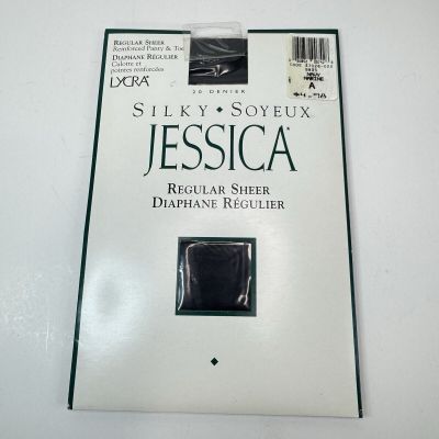 Pantyhose JESSICA Silky Navy Marine Size A NIP Hosiery