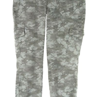 NEW Spanx Stretch Twill Ankle Cargo Pants in Stone Wash Camo Size 2X #1796