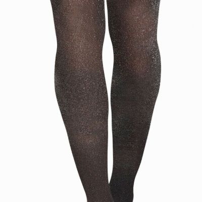 Secret Treasures Women's 3 Pair Shimmer Fashion Tights NEW Black Sizes S, Lg