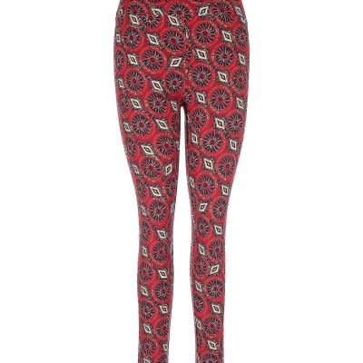 Lularoe Women Red Leggings One Size