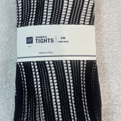New GAP Size S/M Black One Pair Women's Tights
