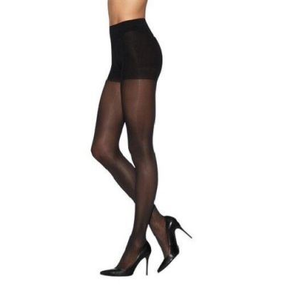 2XL Black Control Top Dress Pantyhose Drag Queen Hooters Uniform  Cross Dresser