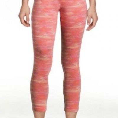 Terra & Sky  NEW?Woman's PLUS Capri legging size 4X~peach/yellow/lilac space dye