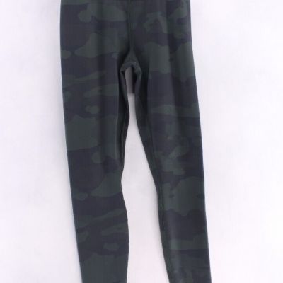 Alo Yoga Women's Haigh Waisted Vapor Leggings in Hunter Green Camouflage Sz M