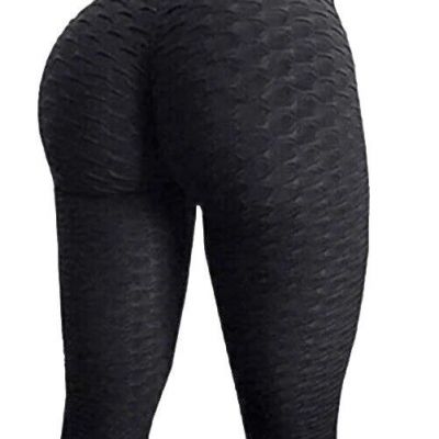 Workout Leggings Scrunch Butt Ruched Women Small Booty Yoga Pants High Waist