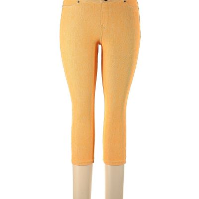 Hue Women Yellow Jeggings L