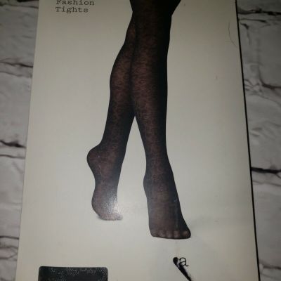 A New Day Womens Black Fashion Tights Size Small/medium