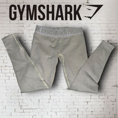 GYMSHARK seamless compression Flex leggings. Sz M Workout pants. Logo 25” inseam