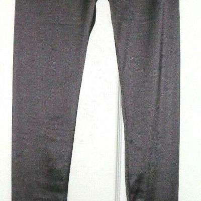 *PROOF EXCELLENCE LEGGINGS SIZE L JUNIOR METALLIC PURPLE STRETCH SILKY SHINY NWT