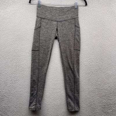 Champion C9 Womens Legging Gray Knit Mid Rise Elastic Waist Pull On Size XS