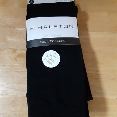 Halston ( 2 Pair) Footless Fleece Tights Size M/L (110-160 lbs.)  NEW WITH TAGS