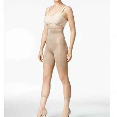 Spanx Super High Power Tummy Control Footless Capri 912 Nude Size A 3828