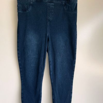 Spanx Jean-ish Ankle Cropped Leggings Jeans {20018N} Size 2X