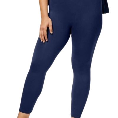 First Looks Womens Plus Seamless Leggings Size:1X Color:Navy