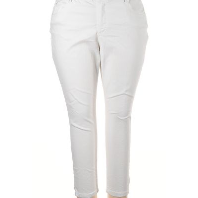 Ruby Rd. Women Ivory Jeggings 20 Plus