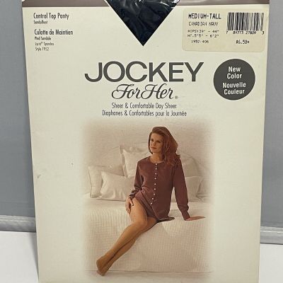 Jockey For Her Control Top Pantyhose Style 7952 Color Canadian Navy Medium-Tall