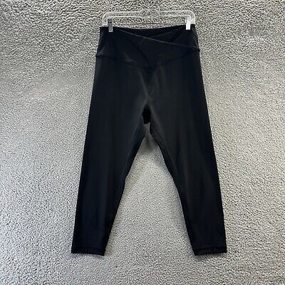 Victoria's Secret Leggings Womens Size 16 Black Cropped Active Leggings Size 16