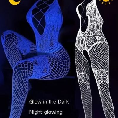 Fishnet Glow in the Dark Body Stocking