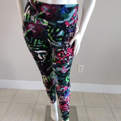 Full Circle Trend Juniors Printed Sueded Leggings Plus Size 3X