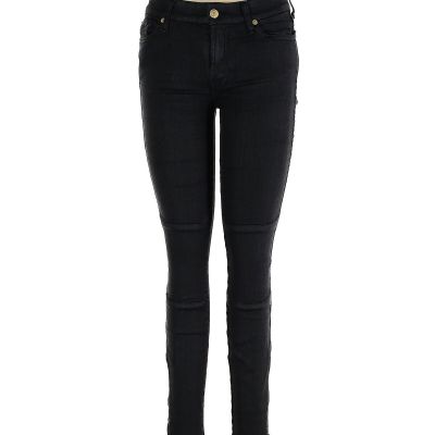 7 For All Mankind Women Black Jeggings 28W