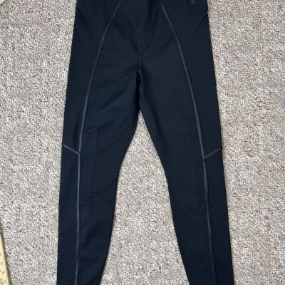 GOOD AMERICAN Corset Seam Black Compression Fit Leggings GP0359 Womens 4 NWT