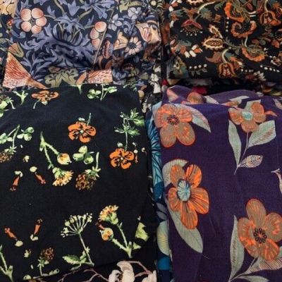 Womens Leggings Size Large & X-Large - All Floral - Lot of 20 Pair - All Perfect