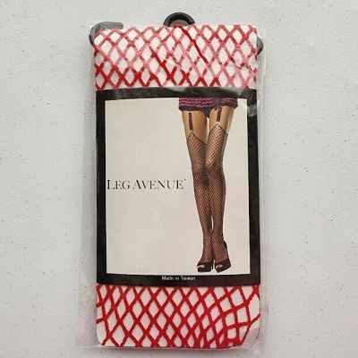 **Leg Avenue Fence Net Thigh Highs.**