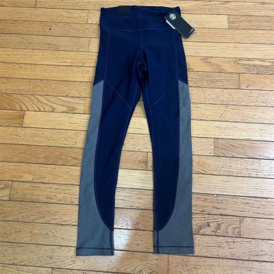 Under Armour Women's HeatGear Cropped Leggings Blue XS High-Rise Workout