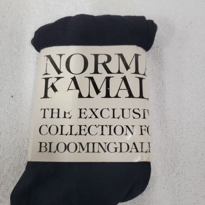 Norma Kamali Polished Opaque Tights Size B Jet Black