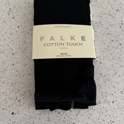 FALKE Cotton Touch Women's Stockings Fine Cotton Tights Soft Cotton Med 42/44