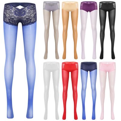 Womens Bodystockings Ultra Thin Pantyhose See Through Tights Cutout Clubwear