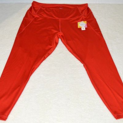 Cabana by Crown & Ivy red leggings size 2X *** NEW ***