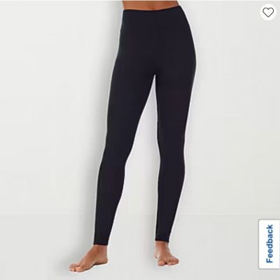 Cuddl Duds Women's Softwear with Stretch Legging Black Medium