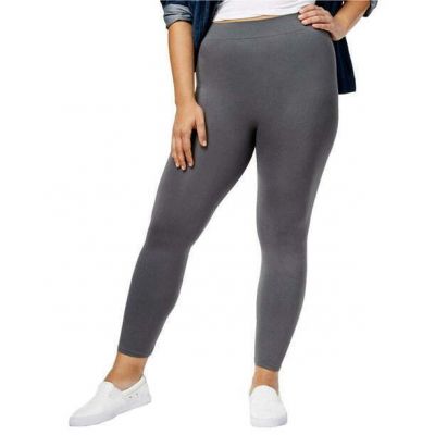 First Looks Womens Plus Seamless Leggings Size:1X Color:Castle Rock