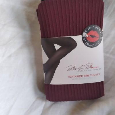 2 pair Marilyn Monroe Microfiber Opaque Tights Size M/L (120-185 lbs.) New