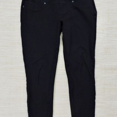 SPANX THE SIGNATURE PONTE SUPER SKINNY Sz 27 (4) Black Stretch Shaping Leggings