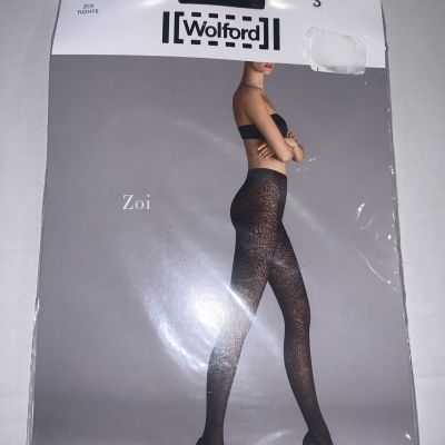 Wolford ZOI Sz S Tights Stockings Black New NIP Small 14551