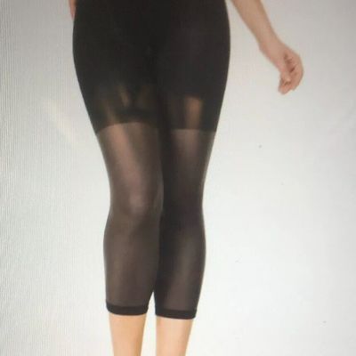 Lot Of 3 Spanx Sara Blakely F 2X Footless Capri Pantyhose NWT Black Shaper New