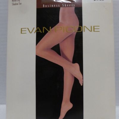 Evan-Picone, Business Sheers, Control Top Nylon Pantyhose, Size 2, Beige